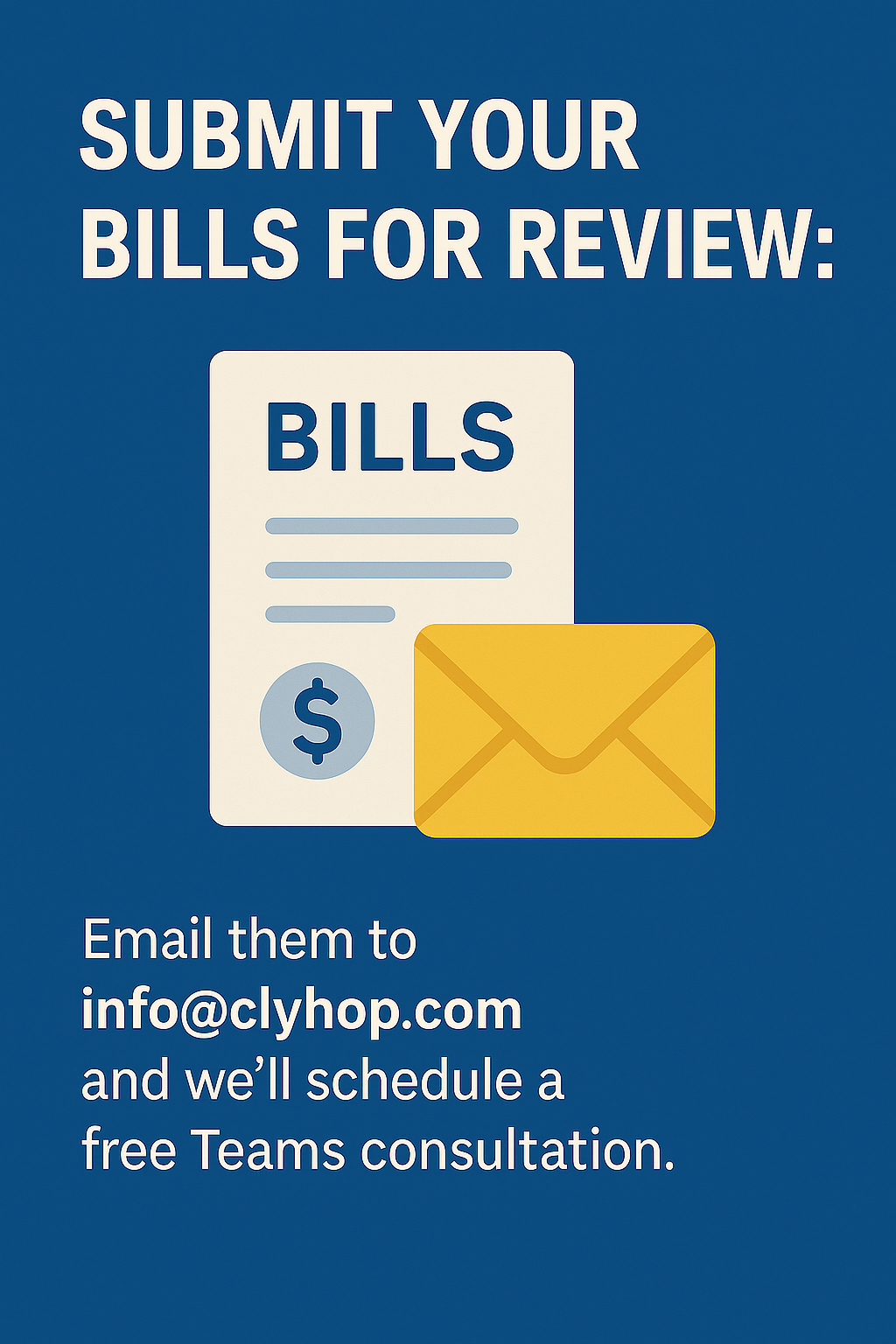 Submit Bills Poster